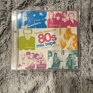 VARIOUS-TOTALLY AWESOME 80S MIX TAPE CD (DAVID BOWIE/GO-GO'S/CARS/INXS) Rare - Picture 1 of 4