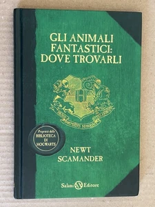 Newt Scamander - GLI ANIMALI FANTASTICI: DOVE TROVARLI - Salani 2015 verde - Picture 1 of 8