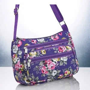 Modische Umhängetasche mit Blumenmuster für Damen - Bild 1 von 3