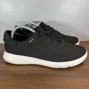 Kizik Schuhe Herren 10,5 Damen 12 Madrid Eco Knit schwarz niedrig Freizeit Turnschuhe - Bild 1 von 12