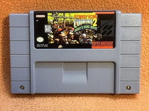 Donkey Kong Country 2 Diddy's Quest Super Nintendo SNES Original Authentic Game! - Picture 1 of 4
