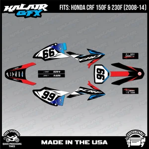 Kit Gráficos para HONDA CRF150F CRF230F (2008-2014) División-Azul - Imagen 1 de 4