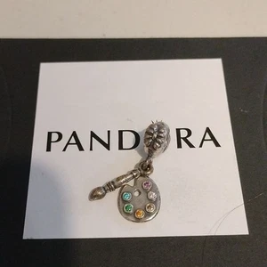 Pandora Plata Esterlina Artista Paleta Cuentas Cuelgantes con Circonitas de Colores 791268czmx - Imagen 1 de 4