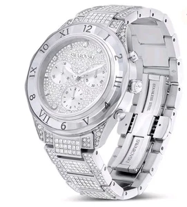 New,Swarovski Dextera Lux watchSwiss Made,Metal bracelet,Silver tone, Stainless - Picture 1 of 6