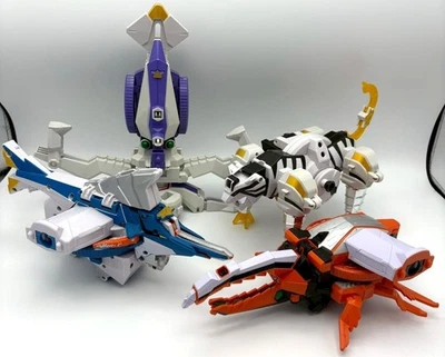 Power Rangers SAMURAI Shinkenger DX Ika Tora Kabuto Kajiki zord Ikatenkuu Bandai - Image 1 of 4