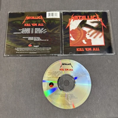 Metallica - Kill em All CD 1995 US Remaster Exodus Slayer Megadeth Testament Foto 1 de 4