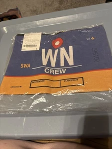 South West Airlines Bag Crew Zippered Super Rare Polyester - Picture 1 of 3