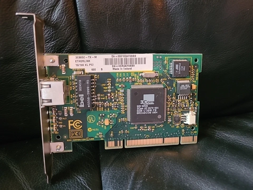 Netzwerkkarte 3Com Fast EtherLink 3C905C-TX-M 10/100 Mbit RJ45 Ethernet Card PCI - Bild 1 von 3