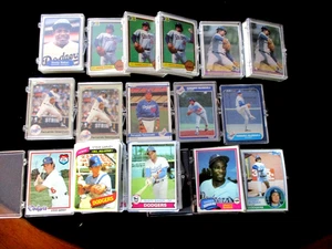 LOS ANGELES  DODGERS  TEAM SET COLLECTION.....18 TEAM SETS FROM  70'S - 80'S ! - Picture 1 of 4