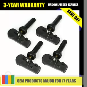 TPMS Set of 4 For Ford Motorcraft F-150 Tire Pressure Sensor TPMS DE8T-1A180-AA - Picture 1 of 11