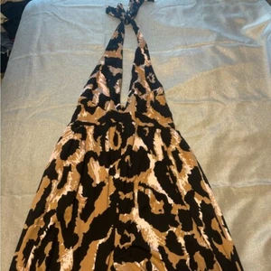 Diane Von Furstenberg Black and Tan Jumpsuit - Picture 1 of 3