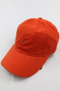 Tommy Hilfiger StrapBack Flag Logo Baseball Cap Club Hat Embroidered Orange - Picture 1 of 9