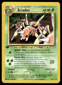 Pokemon Tcg Neo Genesis WOTC NM Regular Ariados [1st Edition] #27 - Picture 1 of 2