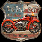 Vintage Harley Davidson Red Motorcycle Painting Paint By European Finery Decor