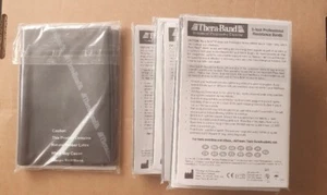 Thera-Band 5 FT 1.5 M - 2 Pack of 1.5 M Black SANITARY - INDIVIDUALLY WRAPPED. - Picture 1 of 2