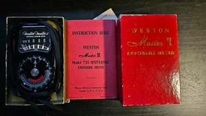 Vintage Weston Master II Photography Light Exposure Meter w Box and Manual - Picture 1 of 2