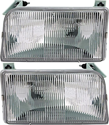 Juego de faros halógenos Bronco para Ford F350 F150 F250 1992-1998 Foto 1 de 4