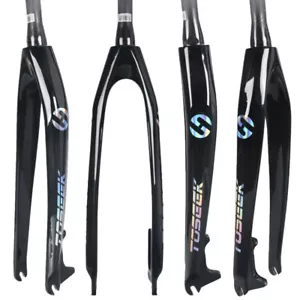Carbon fiber bicycle fork mtb 26 /27.5/29er tapered mountain bike fork TOSEEK - Picture 1 of 12