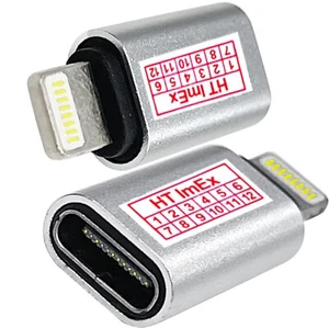 USB-C auf Adapter für iPhone iPad iPod Laden Datentransfer Konverter Silber - Bild 1 von 10