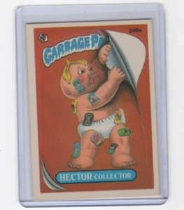 1986 Topps Garbage Pail Kids HECTOR COLLECTOR #248a Sticker Card - Picture 1 of 2