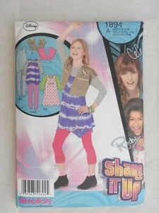 Simplicity 1894 pattern girls dress tunic top leggings jacket Sz 7-16 UNCUT - Picture 1 of 2