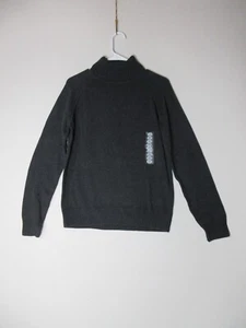 Jeanne Pierre Womens Pullover Turtleneck Knit Sweater Long Sleeve Size L Black - Picture 1 of 7