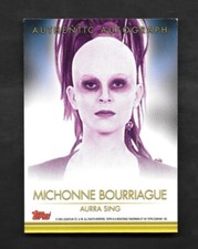2006 Topps Star Wars Evolution Update Autograph Michonne Bourriague Aurra Sing