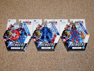2020 Hasbro Marvel Gamerverse Avengers 6" Lot of 3 Figures MIB New Ms. Marvel Foto 1 de 4