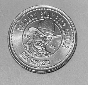 1905-1973 Calgary Stampede "Silver" Dollar Dick Cosgrave 1983 Chuckwagon Race - Picture 1 of 7