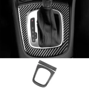 For Audi Q3 2013-2018 Real Carbon Fiber Central Console Gear Shift Panel Trim - Picture 1 of 8