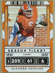 Draft Panini Contenders 2020 - Biglietto stagione DEANDRE HOPKINS #27 🏈 - Foto 1 di 1