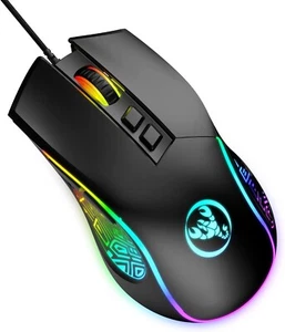 Up to 3600DPI Mice Gaming 7 Buttons&Optical Mouse Switche LED For PC/Mac/Laptop - Picture 1 of 9