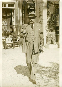 "Maître Henri TORRES à MENTON 1931" Originalfoto G. DEVRED (Agce ROL) - Bild 1 von 2