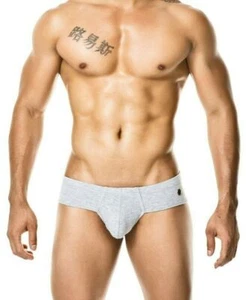 Underwear GIGO Sporty Mini Brief GREEK GREY Mens Briefs Slip Pour Homme G01178 2 - Picture 1 of 5