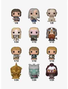 Funko Bitty Pop Lord of the Rings Choose One Chase Saruman Aragorn Boromir - Picture 1 of 1