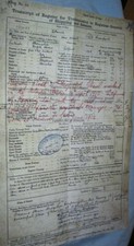 TITANIC Trans script Document Ship Antique Ephemera Disaster Historic Liverpool