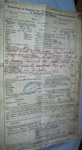 TITANIC Trans script Document Ship Antique Ephemera Disaster Historic Liverpool - Picture 1 of 9