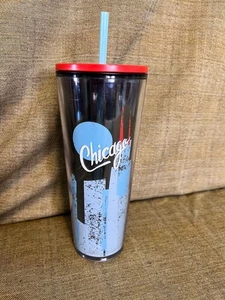 Starbucks tumbler 24oz Chicago multicolor NWT - Picture 1 of 4