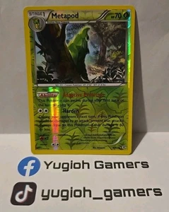 POKEMON METAPOD 4/83 GENERATIONS REVERSE HOLO LIGHT PLAYED - Picture 1 of 2