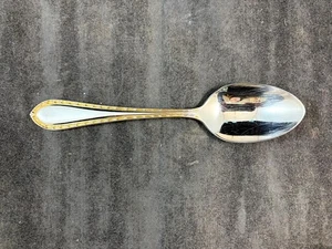 Waterford Powerscourt Gold Edelstahl Gold Akzent Teelöffel - Bild 1 von 6