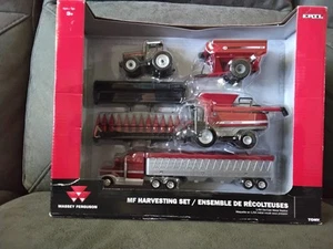 Ertl Massey Ferguson Harvestering 6 Piece 1/64 Set Awesome Set - Picture 1 of 3
