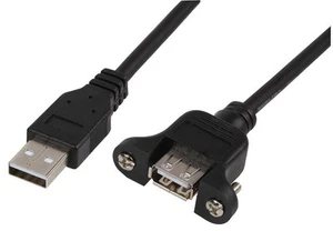 PRO SIGNAL - 1m USB A Stecker zu Buchse - Bild 1 von 1