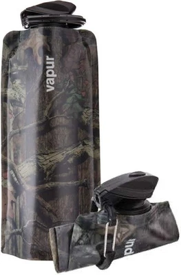 Vapur Eclipse Flexible Water Bottle - with Carabiner, .70 Liter (23 oz) - Mossy - Image 1 of 2