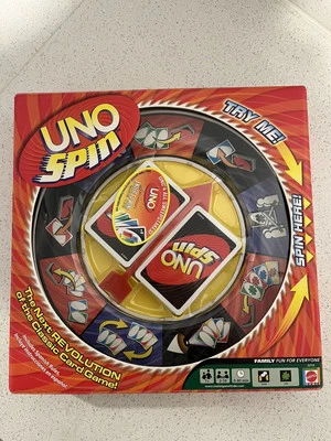 UNO SPIN Next Revolution Card Game Spinner Board Complete New In Box - Image 1 of 4