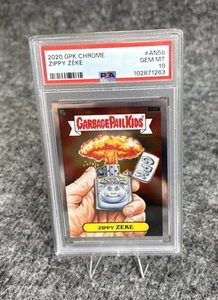 2020 GPK Chrome Series 3 Zippy Zeke PSA 10 Garbage Pail Kids Card - Picture 1 of 8