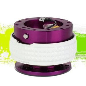 NRG SRK-210PP-GL VOLANTE KIT LIBERACIÓN RÁPIDA 2.1 PÚRPURA/BRILLO EN ANILLO OSCURO - Imagen 1 de 8