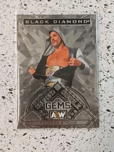 AEW 2024 Upper Deck Black Diamond RODERICK STRONG Squared Circle Gems /99 - Picture 1 of 2