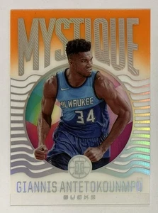 Giannis Antetokounmpo 2020-21 Panini Illusions Mystique Orange #11 - Bucks - Imagen 1 de 2