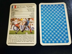 Jean Amadou Tigana Bordeaux Soccer Football Player 1988 ACE WOW - Picture 1 of 1