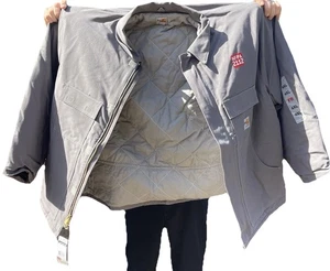 Carhartt FR Jacket Mens 4XL Flame Resistant Fire Coat NFPA 2112 Work 101618-075 - Picture 1 of 15